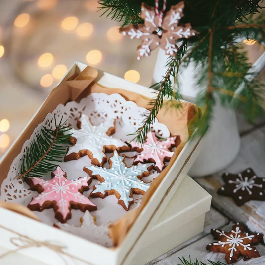 Galleta de marcador de posición Tema de Feliz Navidad